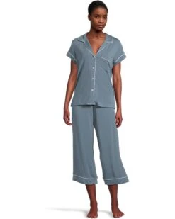 Eberjey Gisele - The Cropped Pajama Set | Sleepwear -Eberjeric Store 613jZWDUA1L. AC SR736920