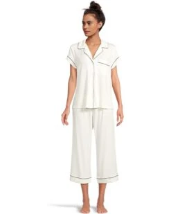 Eberjey Gisele - The Cropped Pajama Set | Sleepwear -Eberjeric Store 61IILUs2VYL. AC SR736920