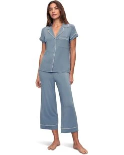 Eberjey Gisele - The Cropped Pajama Set | Sleepwear -Eberjeric Store 61O7Ra0eB1L. AC SR736920