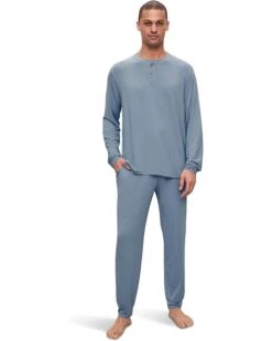 Eberjey Henry - The Long PJ Set | Sleepwear -Eberjeric Store 61dPo 9EvL. AC SR736920