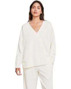 Eberjey Recycled Boucle - The V-Neck Top | Sleepwear