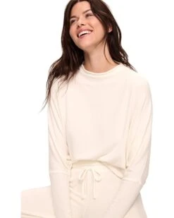 Eberjey Cozy Time Mockneck Pullover | Sleepwear -Eberjeric Store 717bfQJli9L. AC SR736920