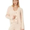 Eberjey Organic Cotton Sweater Rib Cardi | Sleepwear