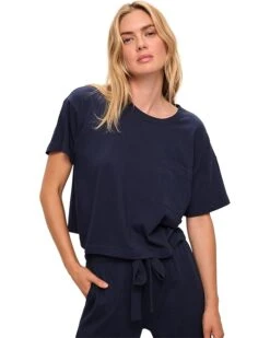 Eberjey Aloe Infused Cotton - The Short Sleeve Tee | Sleepwear -Eberjeric Store 71Wojzclb L. AC SR736920