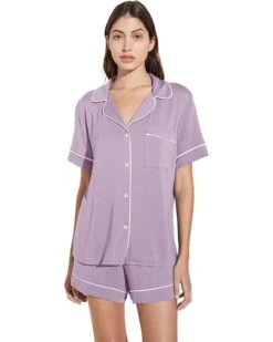 Eberjey Gisele Relaxed Short PJ Set | Sleepwear -Eberjeric Store 71XWhT4T ML. AC SR736920