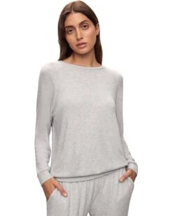 Eberjey Cozy Time Crew Neck Pullover | Sleepwear