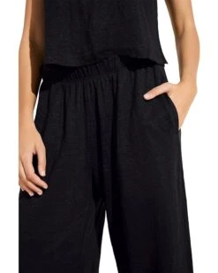 Eberjey Organic Linen Crop Tank | Sleepwear -Eberjeric Store 81BcPQfs4jL. AC SR736920 1